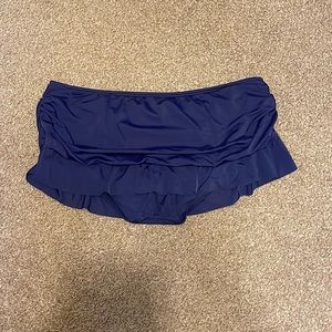 Navy blue swim bottom size Xl by 24 & Ocean